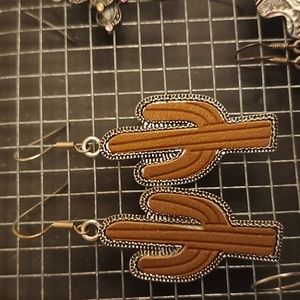 Cactus earrings